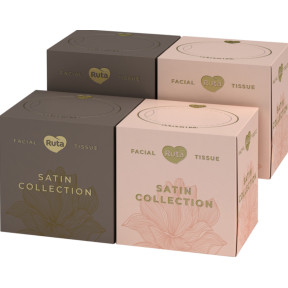 Серветки косметичні Ruta Satin Collection 80 листів 2 шари
